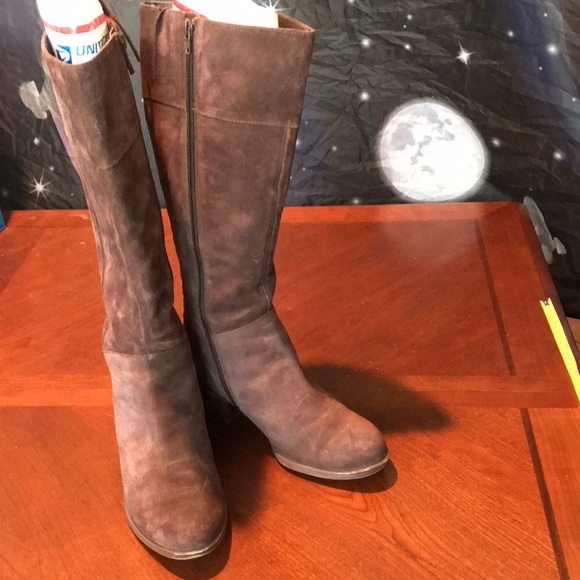 Naturalizer brown leather riding boots size 7.5 W - Picture 14 of 16